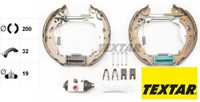 Textar 84069200 Bremsbackensatz 4 Bremsbacken Trommelbremse FüR Ford