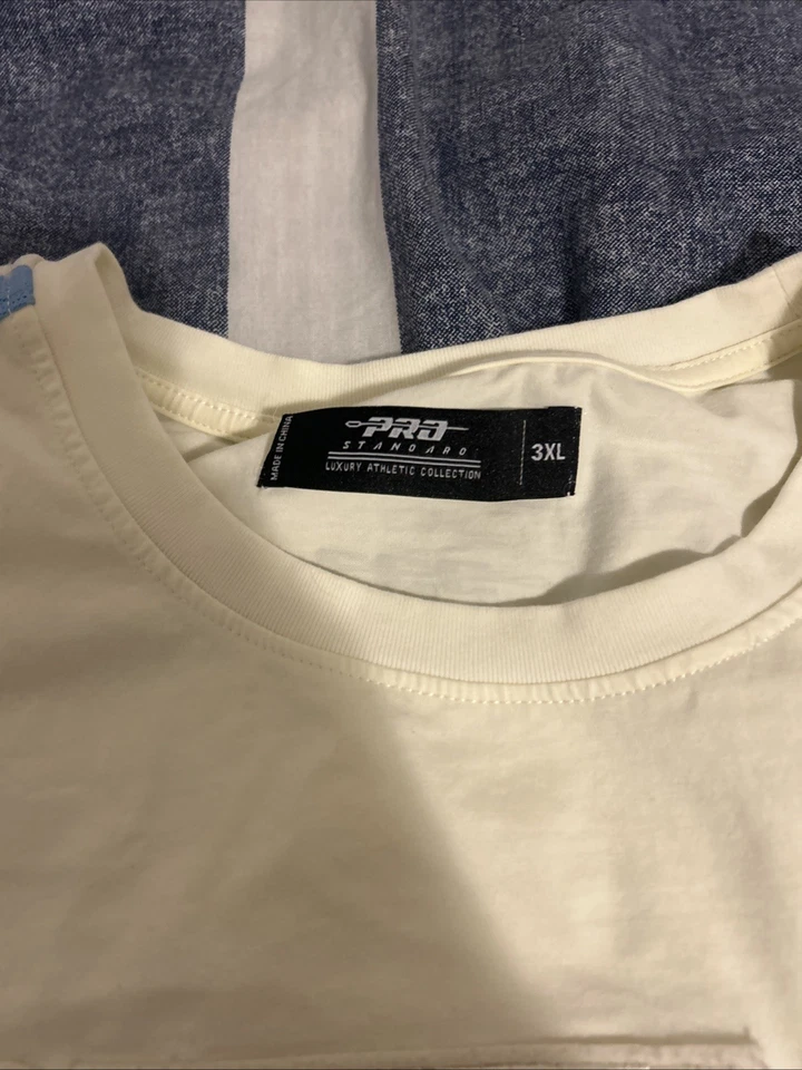 Pro Standard NBA Memphis Grizzlies Retro Classic Mens Striped Tee 3XL Beige - Image 2 of 4