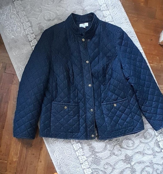Men Peter Hahn Jacket Navy Cotton 40 /L / 48