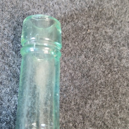 Antique Glass Bottle Fluted, Swirl & Pineaple Shaped Surface 25cm Tall - Picture 10 of 12