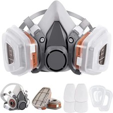 3M Reusable Construction Industrial Half Face Respirator Mask Filter Cartridge