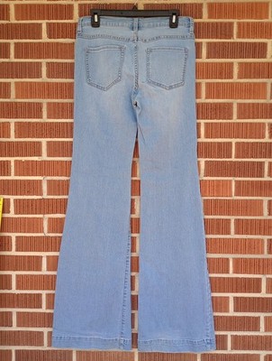 Free People Women's 27 Flare Jeans 61855-16515125 Blue Bell Bottom