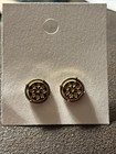 Vintage 1980 Avon Snow Fantasy Pierced Earrings Surgical Steel Posts — photo 1