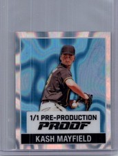 Kash Mayfield 2025 Leaf National NSCC Baseball 1/1 Pre Production Proof
