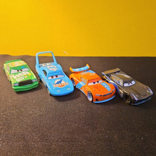 Disney Pixar Cars Diecast Toy Car Lot of 4 Multi-Color, The King Dinoco
