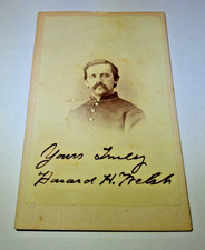 cdv of Union Soldier who Guarded Abraham Lincoln‘s Remains on the Funeral Train