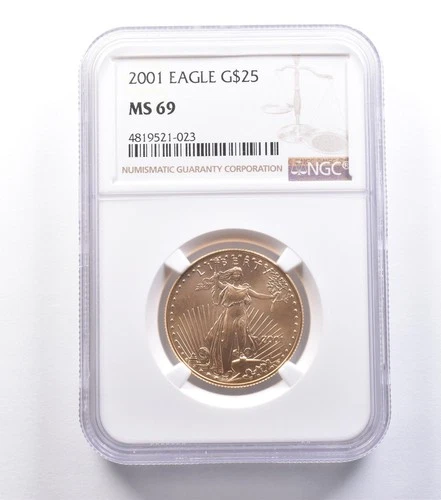 2001 American Gold Eagle 1/2 oz — photo from the most recent tracked eBay sale