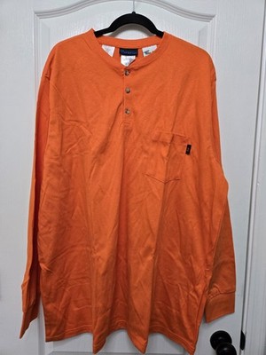 Workrite FR Shirt Mens 2XL Orange Flame Resistant Arc 10.9 Long Sleeve Work