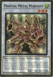 Martial Metal Marcher MAGO-EN030 Maximum Gold Premium Gold Rare 1st Edition