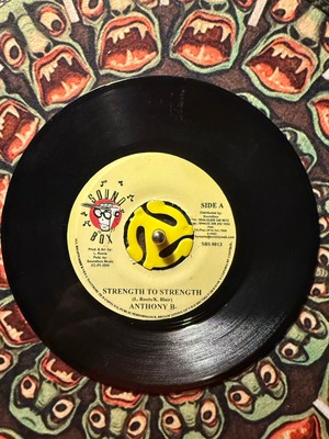 Anthony B   Strength To Strength 45 Sound Box Jamaica Reggae Record 7 