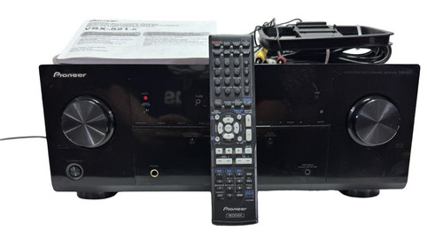 Pioneer VSX-521-K 5.1 AV Receiver Black Bundle HDMI 6-16Ω Remote RCA Manual Test