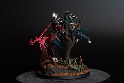 Soulblight Games Workshop Vampire Lord on Nightmare Steed - Pro painted Art