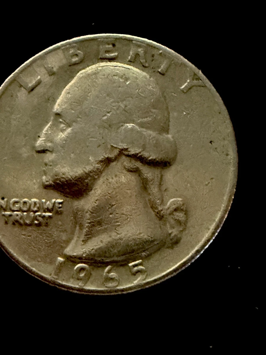 华盛顿第1965 未经认证美国硬币错币| eBay