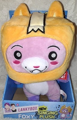 Bonkers Toy Co. LankyBox FOXY 11'' Singing Plush Figure Toy NEW