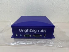 New BrightSign 4K1142-WW Digital Signage Media Player w/Accessories and Box