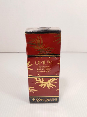 Vtg Original OPIUM YSL Yves Saint Laurent 1oz/30ml Eau De Toilette Spray SEALED!