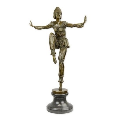 BRONZE SKULPTUR Sheherazade Scheherazade Figur STATUE 75cm hoch JMA318.2