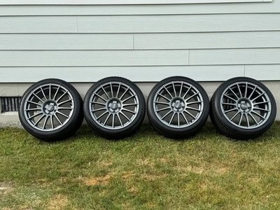 Graphite O.Z. Racing SUPERTURISMO LM 19x9.5 Set of 4 wheels + tires + TPMS