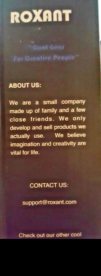 ROXANT VIDEO CAMERA STABILIZER MIDNIGHT BLACK LOW PROFILE HANDLE - NIB - Image 4 of 4