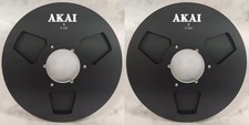 One Pair 10.5'' Black Akai Tape Reel High Quality Aluminum Take Up Reel.
