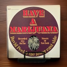David Peel & the Lower East Side Have a Marijuana 1968 Elektra Records/'76 RP/EX
