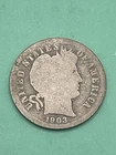 1903-S Barber Silver Dime Rare Key Date Low Mintage