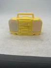 Barbie - Vintage 90's Doll Mattel Rappin Rockin Yellow Boom Box - Tested Works