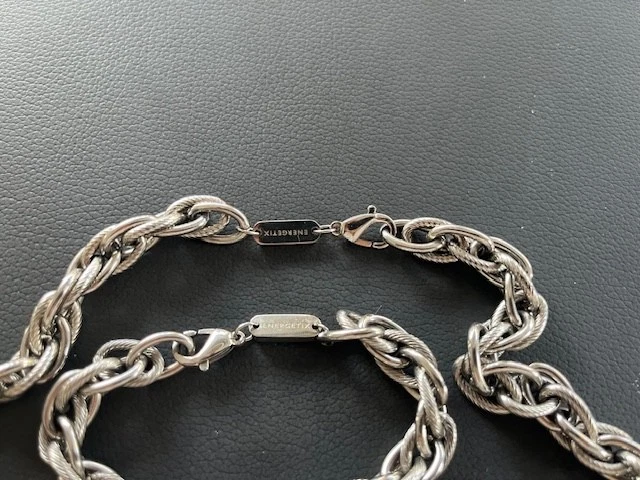 Energetix Magnetschmuck. Schlangenkette und Armband ca 1 cm dick - Bild 2 von 2