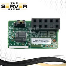 Supermicro Horizontal Trusted Platform Module TPM TCG v1.2 AOM-TPM-9671H