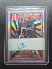 2024 Topps Finest - Finest Greats Autographs Chad Johnson #FG-CJ Refractor (AU)