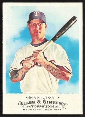 2009 Topps Allen & Ginter #274 Josh Hamilton Texas Rangers (C4)