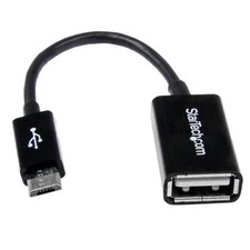 Image of StarTech.com 5in Micro USB to USB OTG Host Adapter M/F USB Cable