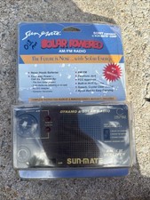 VTG Dynamo  Solar Power Battery  Crank Radio Receiver Sun Mate Survival