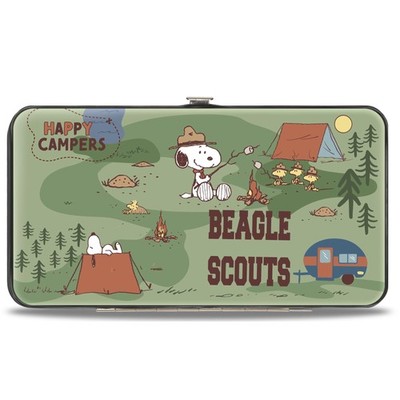 Peanuts Wallet, Hinged, Peanuts Happy Camper Beagle Scouts Scenes, V (US IMPORT)