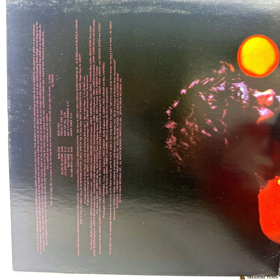 Al Green – Truth N' Time Vinyl (LP, Album) 9357-6009 - Image 4 of 4