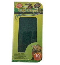 Zoo Med Repti Cage Carpet 10 X 20 10 Gallon Green Terrarium Liner New Sealed