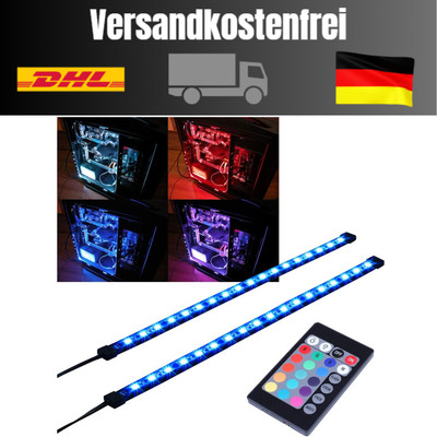 Magnetischer RGB-LED-Streifen | 24-Tasten-Fernbedienung | 30 cm R-Serie