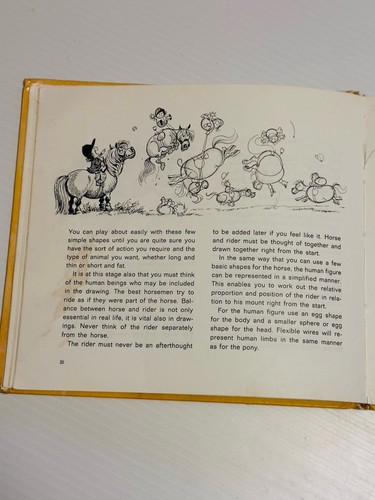 How to Draw Ponies: All the Secrets Revealed by Thelwell Hardcover Vintage 1982 - Picture 8 of 15