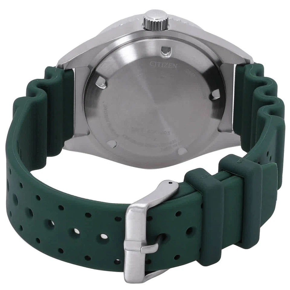 Citizen Promaster Automatic Green Dial Men's Watch NY0121-09X - Image 3 of 3