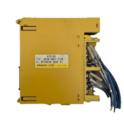 Fanuc AID16D I/O Module w/o Top Cover Type A03B-0807-C104