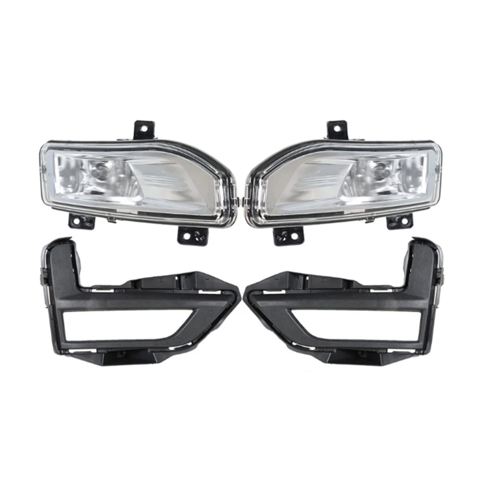 Parrilla de parachoques delantera completa con conjunto de luces antiniebla para Nissan Rogue 2017-2020 Foto 4 de 4