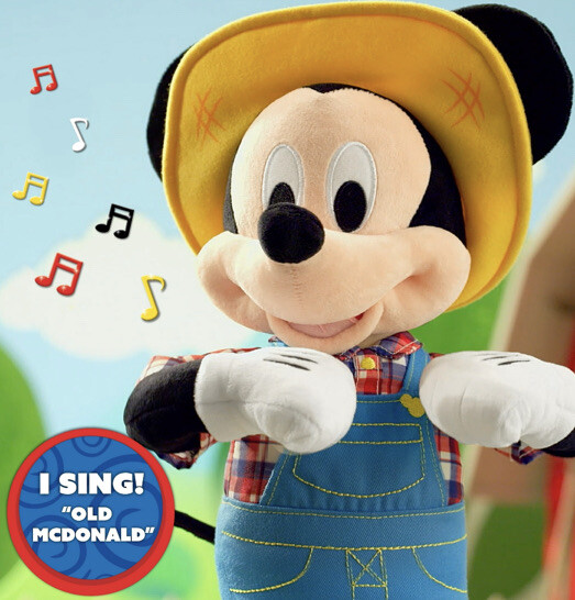 Disney Junior E-I-Oh! Mickey Mouse, Interactive Plush Toy