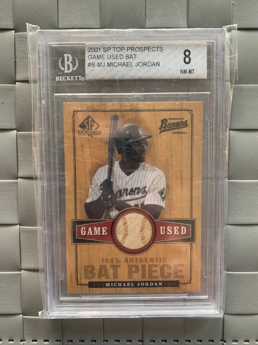 2001 Upper Deck SP Top Prospects Game Used Bat #B-MJ Michael Jordan  Baseball Card at 's Sports Collectibles Store