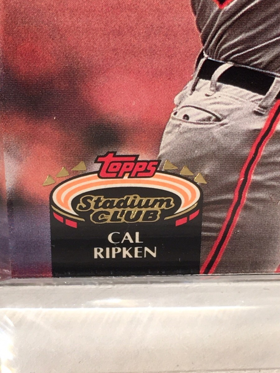 1992 Topps Stadium Club - Cal Ripken #1 Error Card! Rookie