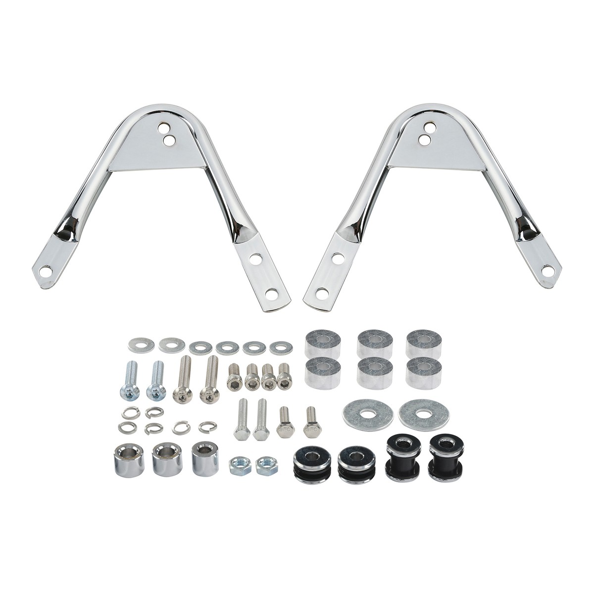 Chrome Luggage Rack Docking Hardware Fit For Harley Road Electra