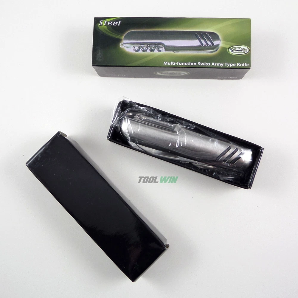 Multi Tool Folding Pocket Knife 3.5" Stainless Steel 13-in-1 Blade