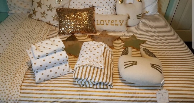 Pottery Barn Teen Emily Meritt Bunny Mirror Unique Decor Gold