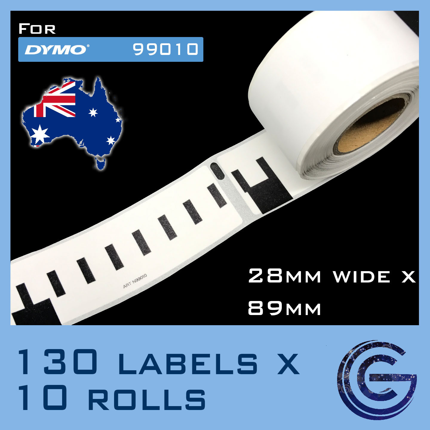 BETCKEY - Etichette Rimovibili Per DYMO 99010 | 350 Adesivi 28x89mm | Per LabelWriter 450 E 4XL - Foto 13