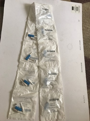LOT of 10 EACH NEW CORNING ANAEROBIC SC SM 95-201-41-SP FIBER OPTIC CONNECTOR - Picture 3 of 3