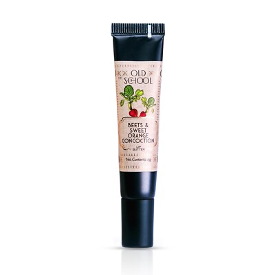 Old School | Beets & Sweet Orange Concoction Lip Butter, 100% Ayurvedic - 15gm..